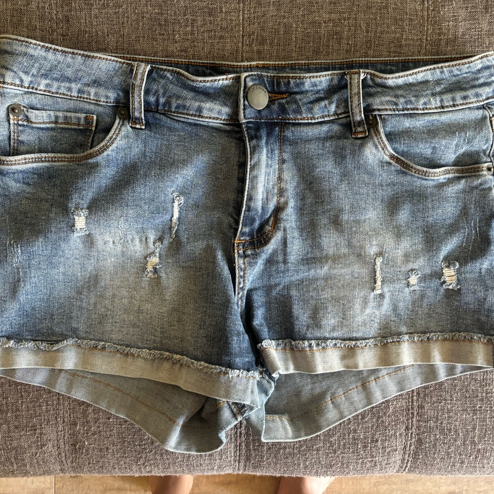 STS Blue Stetchy Blue Jean Shorts